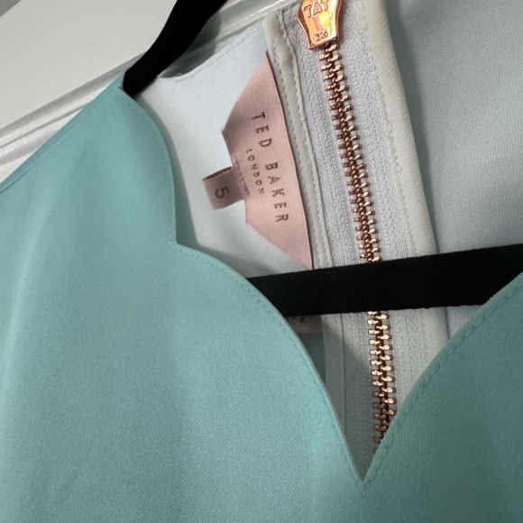 Ted Baker Blue and White Floral Dress - Picture 11 of 12